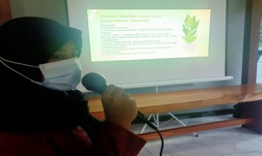 Mahasiswi Unisri Surakarta Gelar KKN di Ngawi Sosialisasikan Manfaat Pemberdayaan Obat Keluarga