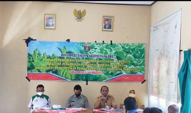 Dinas Pertanian Ngawi Berikan Bantuan Peralatan Pasca Panen Kepada Petani Tembakau