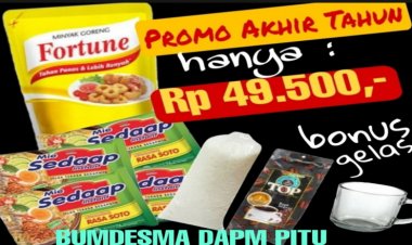 Buruan ke Bumdesma Kecamatan Pitu, Ada Promo Menarik Sembako Murah