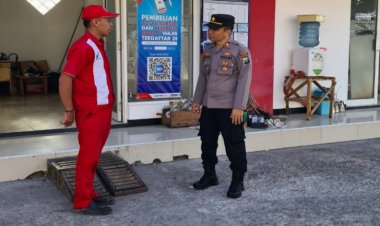 Jaga Kamtibmas Adanya Isu Kenaikan BBM, Kapolsek Paron Temui Sejumlah Pengurus SPBU