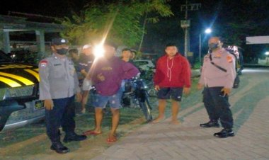 Jaga Kamtibmas, Polsek Bringin Gelar Patroli Pamor Keris dan Cipta Kondisi