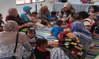 Pemdes Gelung, Ngawi Gelar BKB, Bu Kades: Upaya Ketahanan Keluarga