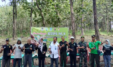Bersama KUPS Makmur Jaya Sentosa, Yonarmed 12 Kostrad Ngawi Lestarikan Alam dengan Menanam 1600 Pohon