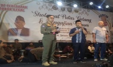 Puter Gelang 1 Muharram, Satpol PP Ngawi Gelar Sosialisasi DBHCHT 