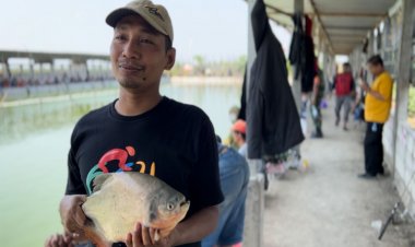 Dibalut Lomba Mancing, Satpol PP Ngawi Sosialisasi Gempur Peredaran Rokok Ilegal