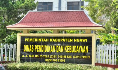 Dinas Pendidikan dan Kebudayaan Kabupaten Ngawi Raih Predikat Tertinggi Pelayanan Publik dari Ombudsman RI