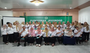 Pelaksanaan Monev Penilaian Kerja Puskesmas Jogorogo 2024
