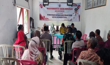 Koperasi Merah Putih Desa Gelung Terbentuk, Berikut Pengurusnya