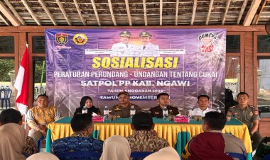 Penegak Hukum di Ngawi Buru Penjual Rokok Tanpa Cukai atau Ilegal