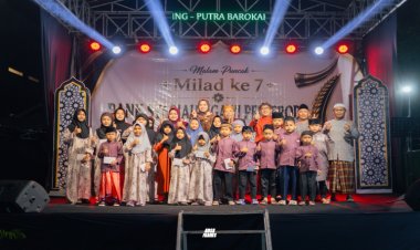 Dalam Rangka Milad Ke 7, BPRS Ngawi Perseroda Gelar Santunan ke Anak Yatim