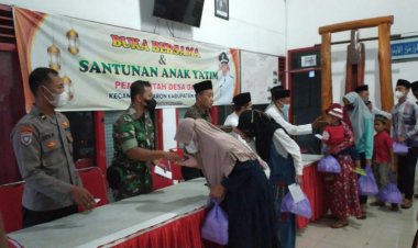 Santuni Anak Yatim Jelang Lebaran, Suwito Sempat Meneteskan Air Mata