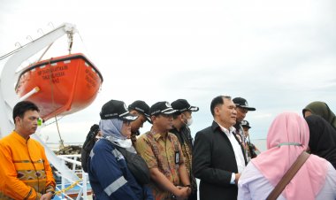 KM Dharma Kartika VIII Resmi Beroperasi di Lintasan Sumsel Bangka