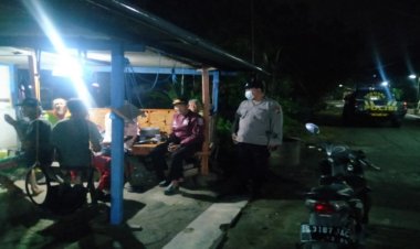 Selain Patroli Wilayah, Polsek Kedunggalar Juga Sosialisasikan Bahaya Jebakan Tikus Beraliran Listrik