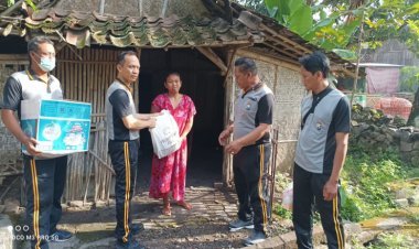 Olah Raga Bersama dan Bhakti Sosial Menjadi Agenda Rutin Polsek Paron