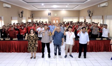 Kapolres Madiun Berikan Arahan Kepada Pegawai Alfamart Tentang Pencegahan Tindak Pidana Pencurian
