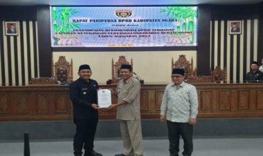 DPRD Ngawi Gelar Rapat Paripurna LKPJ Bupati Ngawi Tahun 2023