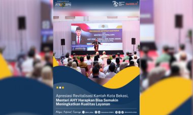 Menteri AHY Harapkan Revitalisasi Kantah Kota Bekasi  bisa Tingkatkan Kualitas Pelayanan