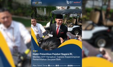 Hadiri Pelantikan Pejabat Negara RI, AHY Berharap Transisi Kepemimpinan Berjalan dengan Baik