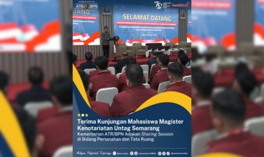 Kementerian ATR/BPN Terima Kunjungan Mahasiswa Magister Kenotariatan Untag Semarang, Ini yang Dibahas