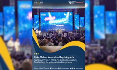 Buka Malam Keakraban Kapti-Agraria, Pembina IKAWATI ATR/BPN: Selain Silaturahmi Bisa Berbagi Pengalaman dan Pengetahuan