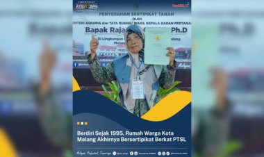 Berdiri Sejak 1995, Berkat PTSL Rumah Warga Malang Akhirnya Bersertipikat