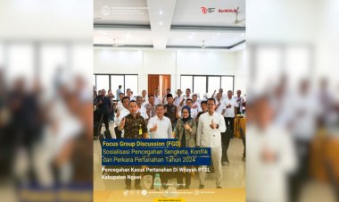 BPN Ngawi Gelar FGD Soal Pencegahan Sengketa Pertanahan 2024