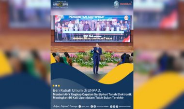 Ini yang Diungkapkan Menteri AHY Saat Beri Kuliah Umum di UNPAD