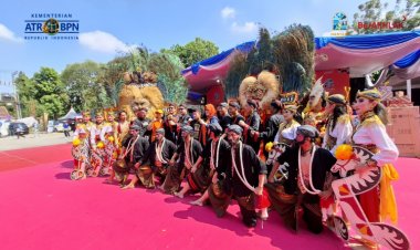 Kantor Pertanahan Kabupaten Ngawi Mengikuti Puncak Peringatan Hari Agraria dan Tata Ruang 2024 di Surabaya