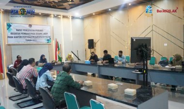 BPN Ngawi Gelar Rapat Percepatan Progres Pembangunan Gedung Arsip