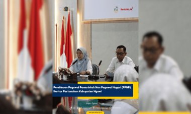 Kantor Pertanahan Kabupaten Ngawi Melaksanakan Pembinaan Pegawai Pemerintah Non Pegawai Negeri