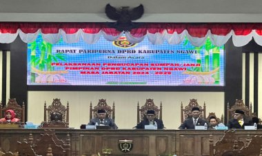4 Pimpinan DPRD Ngawi Resmi Dilantik dan AKD Terbentuk, Berikut Daftarnya