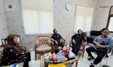 Kantor Pertanahan Kabupaten Ngawi Melaksanakan Koordinas Integrasi Sistem Penghubung Layanan Pemerintah (SPLP) dengan Bapenda dan Diskominfo Kabupaten Ngawi