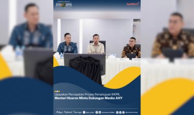 Upayakan Percepatan Proses Persetujuan KKPR, Menteri Nusron Minta Dukungan Menko AHY