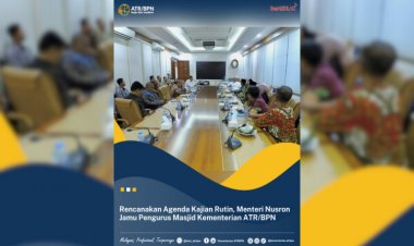 Rencanakan Agenda Kajian Rutin, Menteri Nusron Jamu Pengurus Masjid Kementerian ATR/BPN
