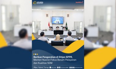 Berikan Pengarahan di Ditjen SPPR, Menteri Nusron Fokus Benahi Pelayanan dan Kualitas SDM