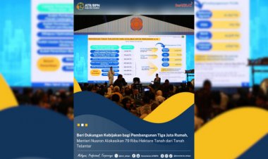 Beri Dukungan Kebijakan bagi Pembangunan Tiga Juta Rumah, Menteri Nusron Alokasikan 79 Ribu Hektare Tanah dari Tanah Telantar