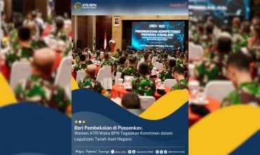 Beri Pembekalan di Pussenkav, Wamen ATR/Waka BPN Tegaskan Komitmen dalam Legalisasi Tanah Aset Negara
