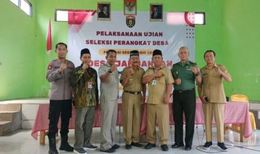 Pemdes Jambangan Sukses Gelar Ujian Perangkat, Jabatan Sekdes Tak Lagi Kosong